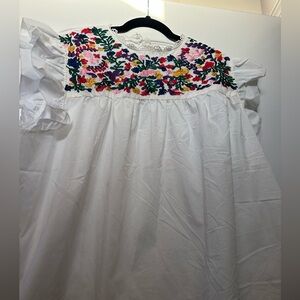 NEW Floral Embroidered Top